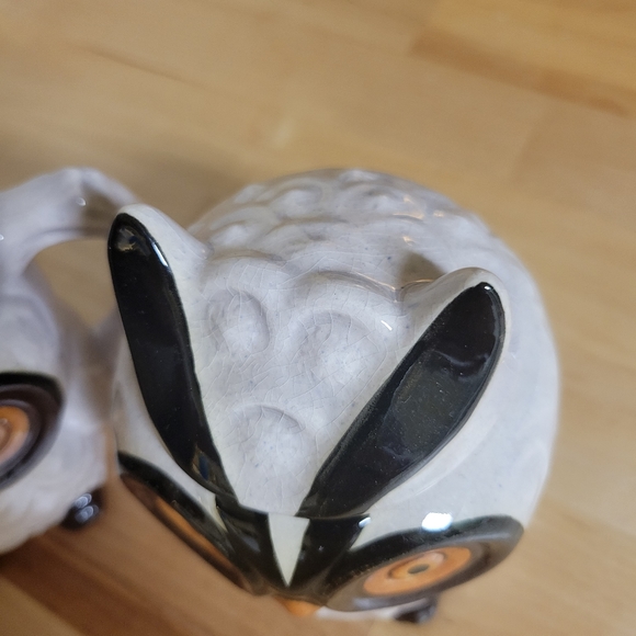 Vintage Owl Ceramic Sugar and Creamer Set - Picture 8 of 9